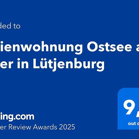 Ferienwohnung Ostsee Am Meer In Lütjenburg エクステリア 写真